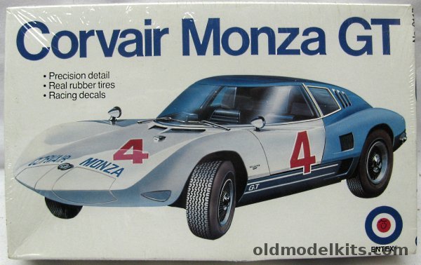 Entex 1/25 Chevrolet Corvair Monza GT, 9117 plastic model kit
